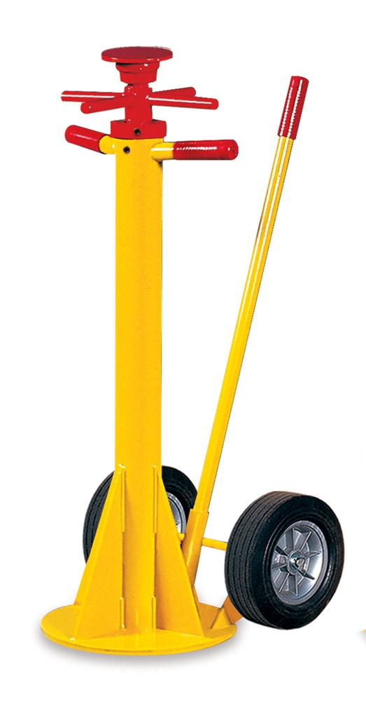 Aldon® Heavy Duty Spin Top  Truck Trailer Stabilizing Jack 
Height Range 41"-50 1/2 Load Bearing 60,000 lbs
Top 7" Base 14" Wt. 110 lbs.